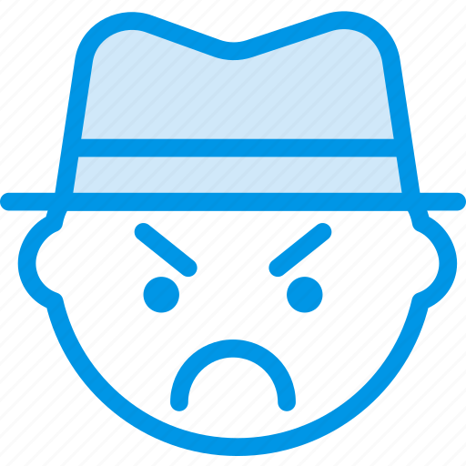 Emoji, emoticon, face, gangster icon - Download on Iconfinder