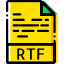 file, rtf, type, yellow 