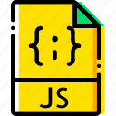 file, js, type, yellow