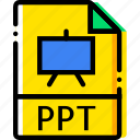 file, ppt, type, yellow
