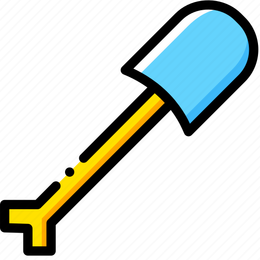Diamond, game, minecraft, shovel, yellow icon - Download on Iconfinder