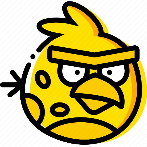 Angry, birds, game, terence, yellow icon - Download on Iconfinder