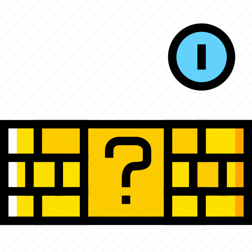 Arcade, bricks, game, mario, yellow icon - Download on Iconfinder
