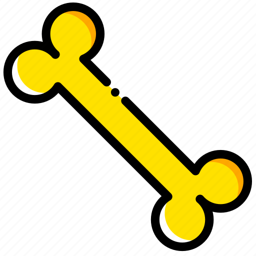 Bone, game, gold, minecraft, yellow icon - Download on Iconfinder