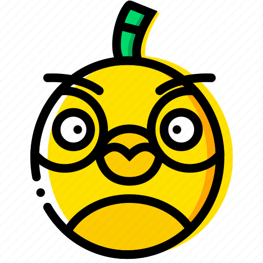 Angry, birds, bomb, game, yellow icon - Download on Iconfinder