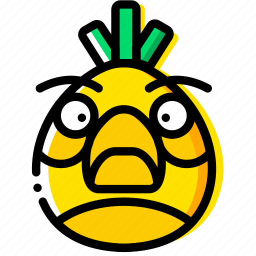 Angry, birds, game, matilda, yellow icon - Download on Iconfinder
