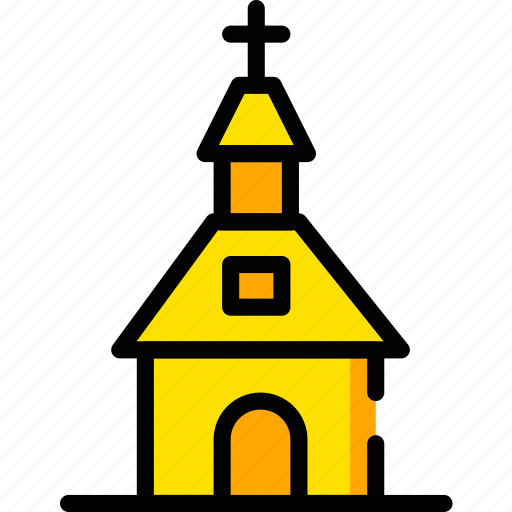 Church, god, holiday, season, yellow icon - Download on Iconfinder