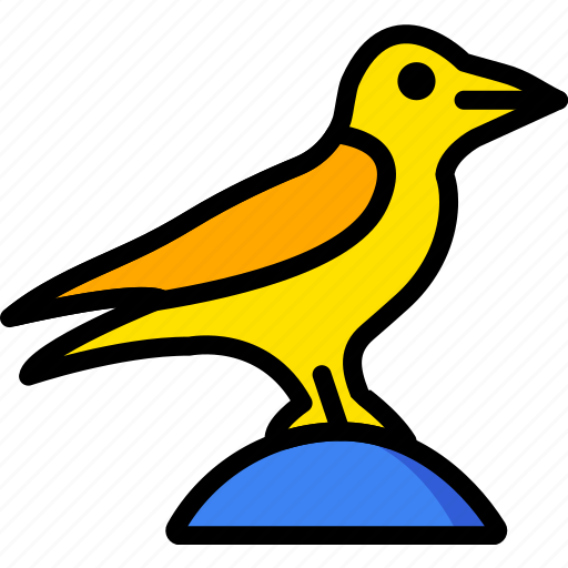 Bird, holiday, raven, season, yellow icon - Download on Iconfinder
