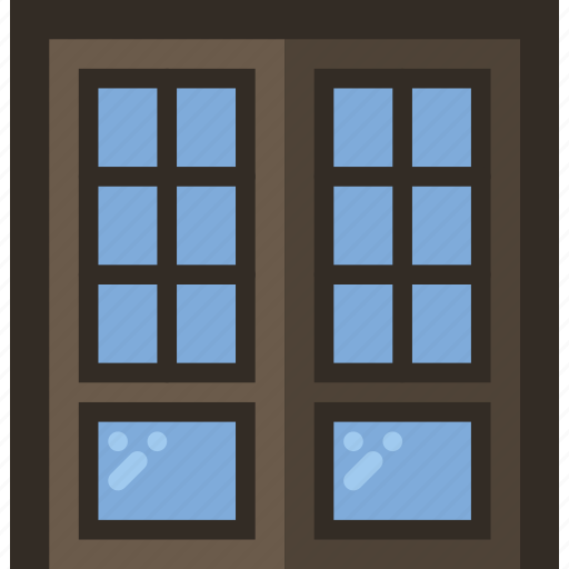 Belongings, doors, double, furniture, households, sided icon - Download on Iconfinder