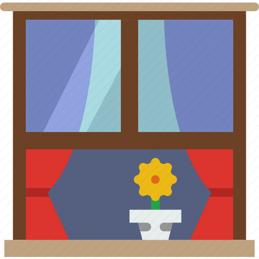Belongings, exterior, furniture, households, window icon - Download on Iconfinder