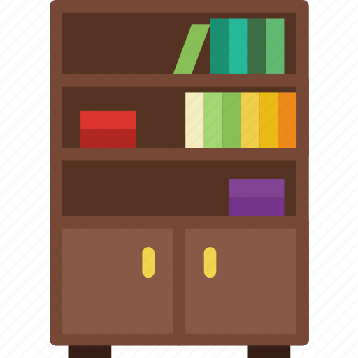 Belongings, bookshelf, furniture, households icon - Download on Iconfinder