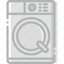 belongings, furniture, households, machine, washing