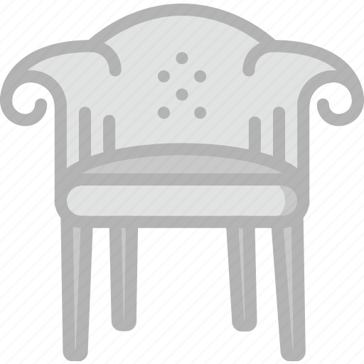 Armchair, belongings, furniture, households, victorian icon - Download on Iconfinder