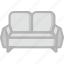 belongings, couch, furniture, households, seated 
