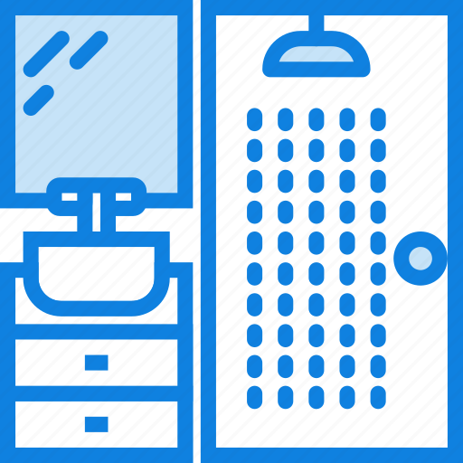 Belongings, furniture, households, shower icon - Download on Iconfinder