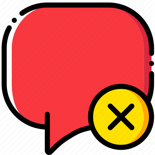 Communication, conversation, delete, interaction, interface icon - Download on Iconfinder