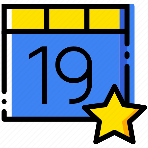 Calendar, communication, favorite, interaction, interface icon - Download on Iconfinder