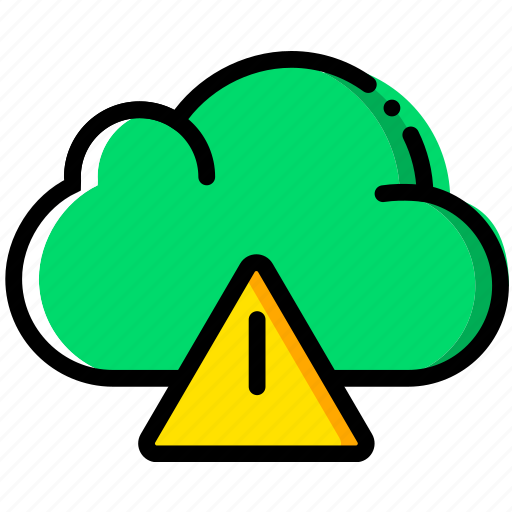 Cloud, communication, interaction, interface, warning icon - Download on Iconfinder