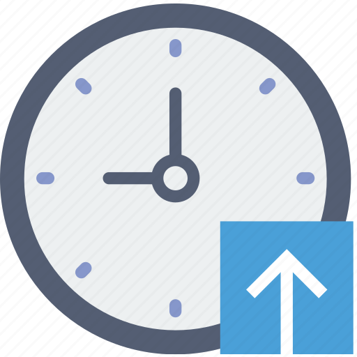Clock, communication, interaction, interface, upload icon - Download on Iconfinder