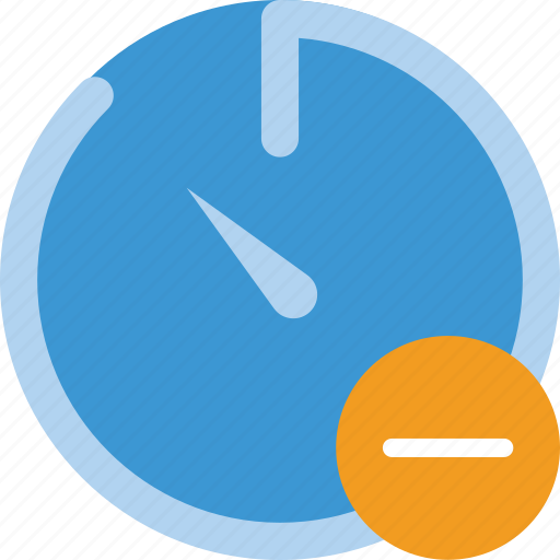 Communication, interaction, interface, stopwatch, substract icon - Download on Iconfinder