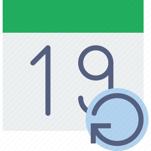 Calendar, communication, interaction, interface, refresh icon - Download on Iconfinder