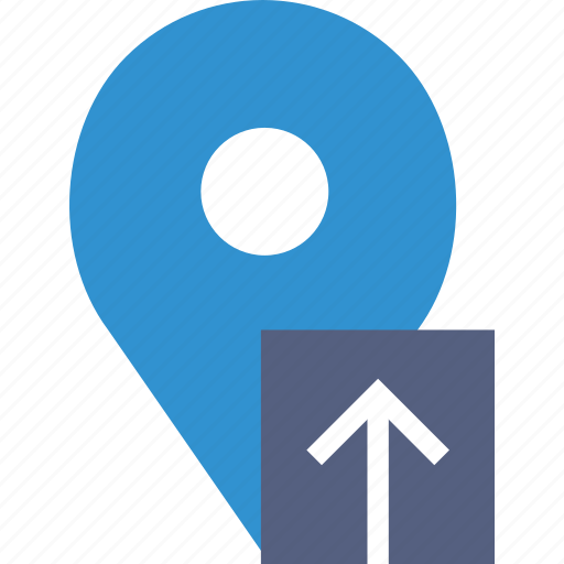 Communication, interaction, interface, location, upload icon - Download on Iconfinder