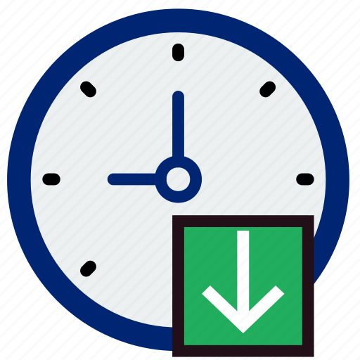 Clock, communication, download, interaction, interface icon - Download on Iconfinder