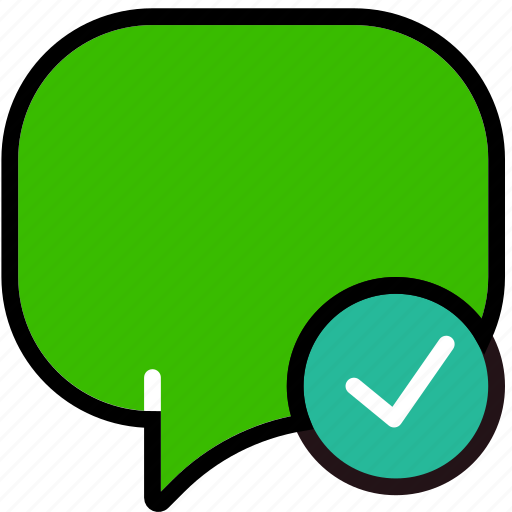 Communication, conversation, interaction, interface, success icon - Download on Iconfinder