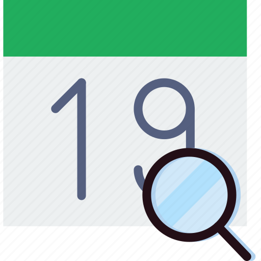 Calendar, communication, interaction, interface, search icon - Download on Iconfinder