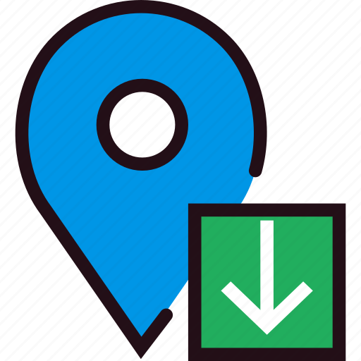 Communication, download, interaction, interface, location icon - Download on Iconfinder