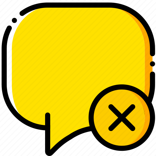 Communication, conversation, delete, interaction, interface icon - Download on Iconfinder