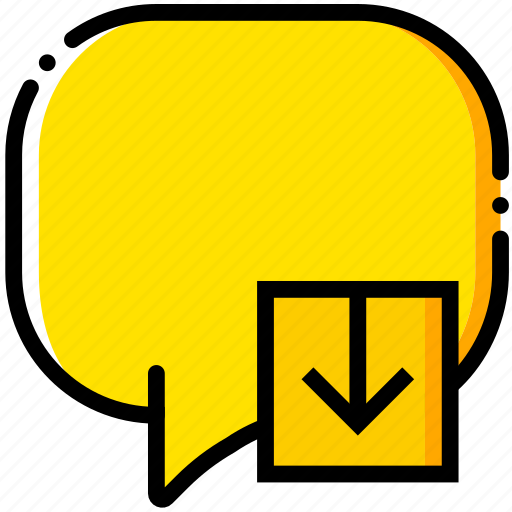 Communication, conversation, download, interaction, interface icon - Download on Iconfinder