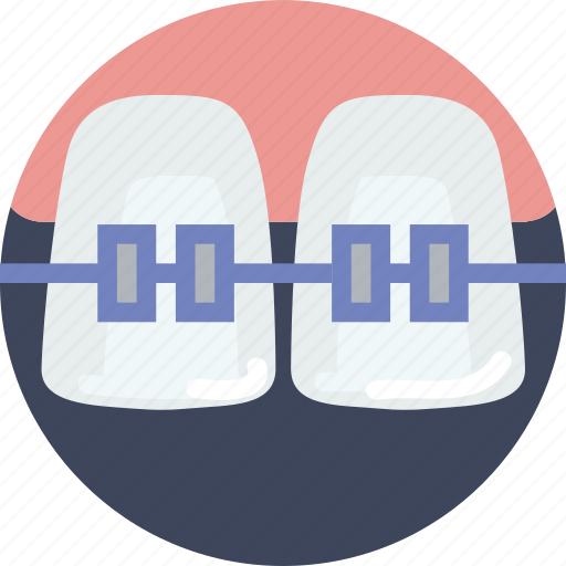 Braces, health, healthcare, incisors, medical, upper icon - Download on Iconfinder