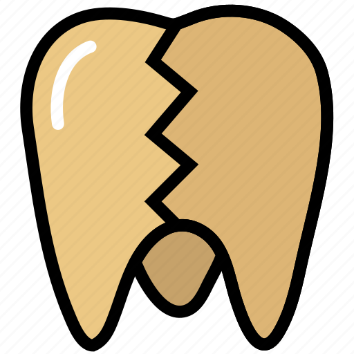 Broken, health, healthcare, medical, molar icon - Download on Iconfinder