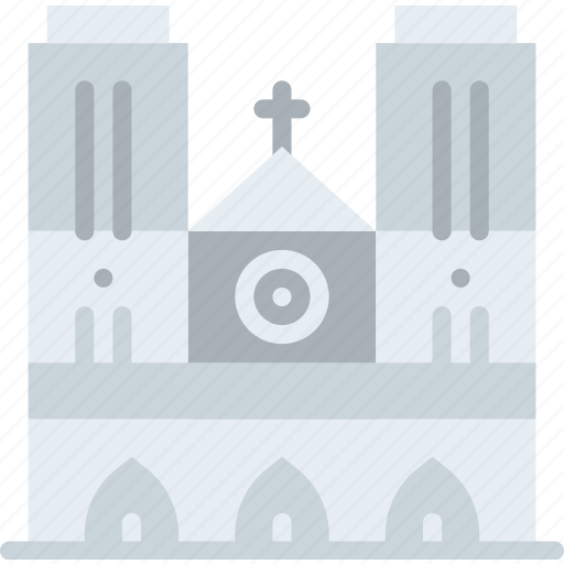 Building, cathedral, dame, monument, notre, tall icon - Download on Iconfinder