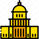 building, capitol, monument, states, united, yellow