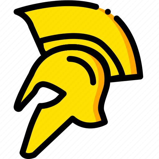 Hundred, movie, spartans, three, yellow icon - Download on Iconfinder