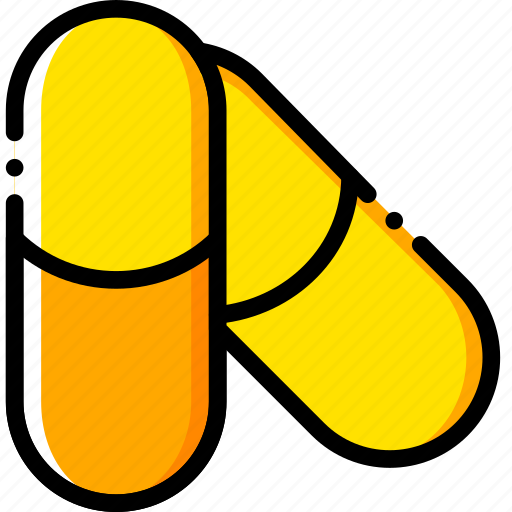 Matrix, movie, pill, the, yellow icon - Download on Iconfinder