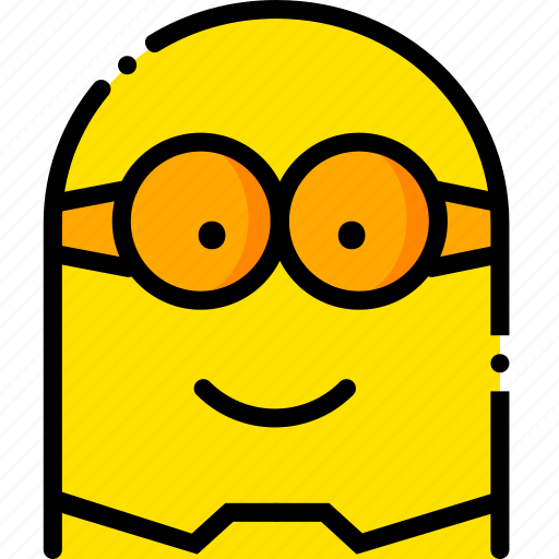 Head, minion, movie, smile, yellow icon - Download on Iconfinder