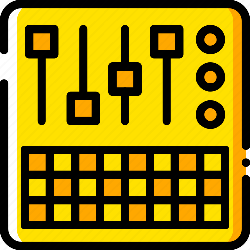 Ableton, music, play, sound, yellow icon - Download on Iconfinder