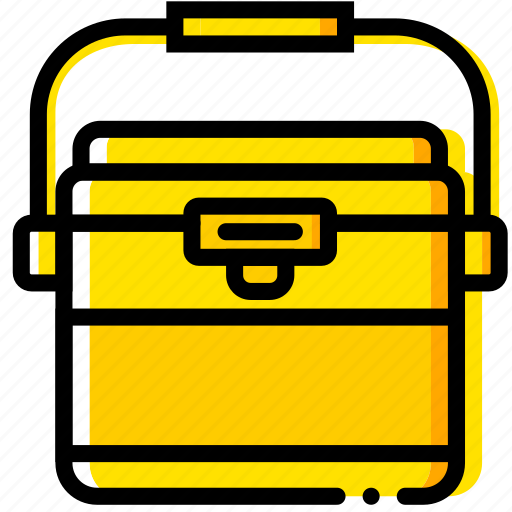 Freezer, outdoor, wild, yellow icon - Download on Iconfinder