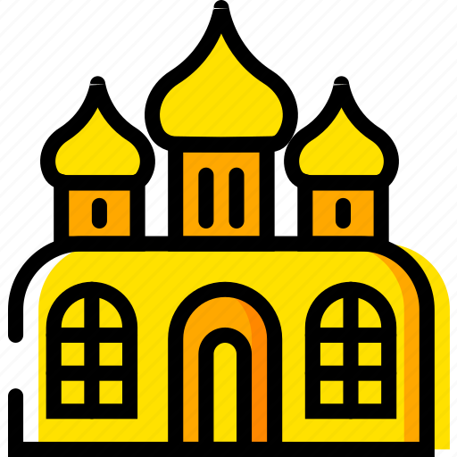 Mosque, pray, religion, yellow icon - Download on Iconfinder