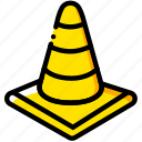 cone, safe, safety, security, traffic, yellow