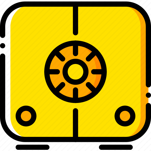 Safe, safebox, safety, security, yellow icon - Download on Iconfinder