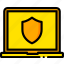 antivirus, protection, safe, safety, security, yellow 