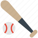 baseball, bat, game, play, sport