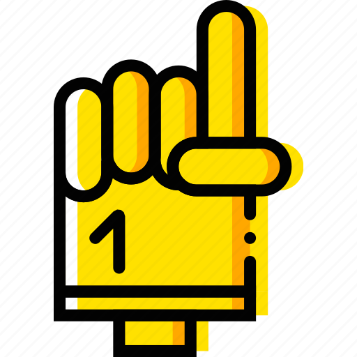 Fan, football, game, glove, play, sport icon - Download on Iconfinder