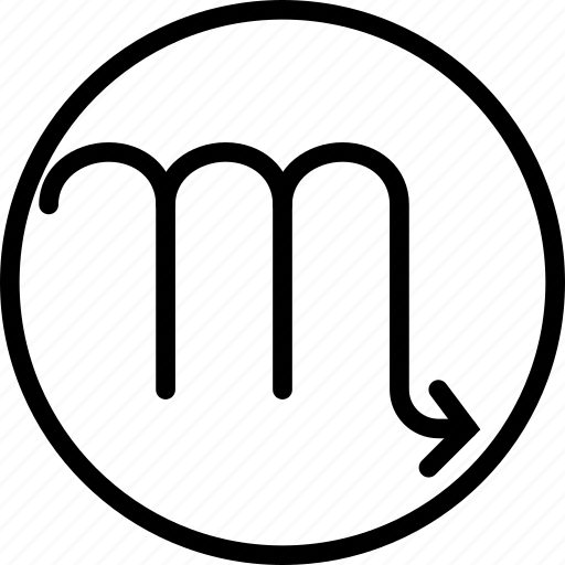 Scoprio, sign, symbolism icon - Download on Iconfinder
