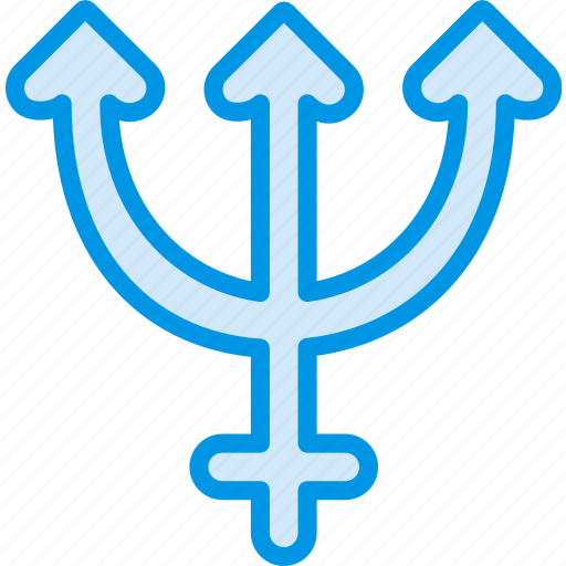 Neptune, sign, symbolism, symbols icon - Download on Iconfinder