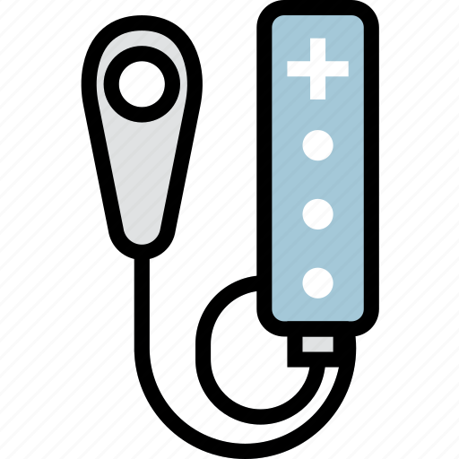 Device, gadget, nunchack, technology, wii icon - Download on Iconfinder